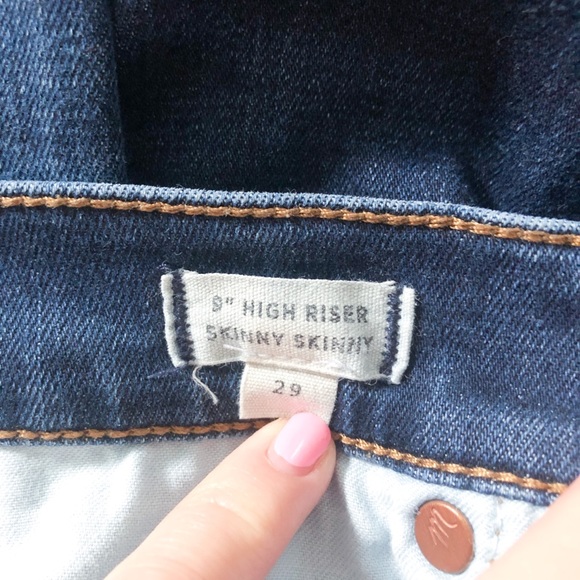 MADEWELL 9” High Riser Skinny Skinny Jeans - Picture 8 of 9